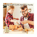 Pikkukuva 3 / 5: CASA 5 kpl Lehmuspuu Askartelulevy Monikerroslevy Leikkuulauta DIY Maalaus Petsattu ja Kaiverrettu L