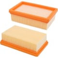 Miniatyrbillede 1 af 4: Sæt med 2 udskiftningsfiltre til støvsuger til Kärcher WD4 WD5 WD6 MV4 MV5 MV6 plisseret fladfilter.ca