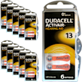 Miniatyrbilde 1 av 2: 13 DURACELL Activair - 60 stk. høreapparatbatterier