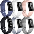 Miniatyrbilde 1 av 4: Erstatningsarmbånd 6-pakks band for Fitbit Charge 4 Mørk grå