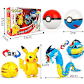 Miniatyrbild 5 av 5: Mewtwo Leksaksset Pikachu Charmander Lunala Scroll Actionfigur Barnleksaker Jenny Turtle_ca Jenny Turtle With box