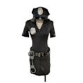 Pikkukuva 3 / 5: Naisten seksikäs poliisiasu Halloween-asu K XL XL