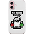 Miniatyrbilde 1 av 2: Apple iPhone 16 Transparent Etui Born to Ride Wallet case