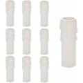 Miniatyrbilde 1 av 5: Plastkronelys, 10 stk kronelys dråpeformede lys, kronelysrør, dråpeformede lysrør, kronelysmansjetter, Chande