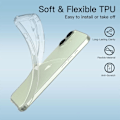 Miniatyrbillede 3 af 4: Etui til iPhone 16 med 2 stk hærdet glas, beskyttelse 4 forstærkede hjørner transparent silikone