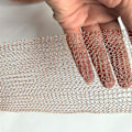 Miniatyrbillede 4 af 5: Kobbernet til have, 6m X 12,5 cm Gnaver-sikkert net Insektbeskyttelsesnet Kobberstrikket net til indendørs brug, have