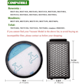 Miniatyrbillede 2 af 5: 2 filtre til støvsuger Rowenta ZR005901 Moulinex Tefal Compact Power Cyclonic Rowenta RO3731EA, RO3753EA, RO3786EA