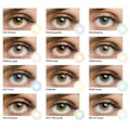Pikkukuva 2 / 5: Värilliset linssit – HD Series – 12 kuukautta – Emerald Emerald_ca Emerald