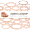 Miniatyrbillede 4 af 5: 200 stk kobberpakninger sortiment sæt M5-M14 O-ring kobber