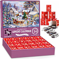 Pikkukuva 1 / 5: Joulukalenteri 2024 - Palapeli - Reindeer, 1008-osainen palapeli perheelle, 24-osainen palapeli joulukuun laskemiseen ja sisustukseen