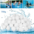 Miniatyrbillede 1 af 5: 2023 - 700g/8l Filterkugler til Pool, Filterkugler, Fiberfiltermedie til Sandfilter i Pool