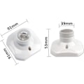 Pikkukuva 3 / 5: E27 Ruuvikanta kattoon, E27 autotallin kanta, AC 220-240V, kannatin LED-lampulle, E27-kanta kattovalaisimen pohja, 4 kpl:n setti