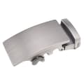 Men's Solid Buckle Automatic Locking Leather Belt Buckle