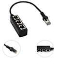 Pikkukuva 1 / 3: Ethernet-kaapelijakaja Verkkosovitin Ethernet-jakaja 1 - (noin)