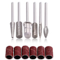 Miniatyrbilde 4 av 5: 6 Borrbits - Bits for elektrisk fil - Slipband Sølv