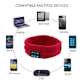 Miniatyrbillede 2 af 5: Trådløse Bluetooth-hovedbåndssove-stereohovedtelefoner black