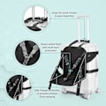 Miniatyrbillede 3 af 4: Rejsesæde, håndbagage klapvogn med sæde, sammenklappelig rejsestol, håndbagage til småbørn