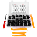 Pikkukuva 2 / 4: 240 kpl Auton kiinnitysklipsit Muoviniitti Kiinnike Auton Push Kit 5 kpl Trim Panel Irrotustyökaluilla