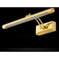 Miniatyrbilde 1 av 4: Vegglampe 9W LED Hvit Badespeil Front 40cm Gull（CA)