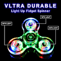 Pikkukuva 3 / 5: Valoisa LED Fidget Spinner - Läpinäkyvä_ca A