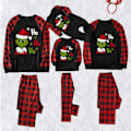 Pikkukuva 1 / 3: Joulupukki Grinch -Pyjamat Aikuinen Lapsi Perhe Matchande Yöpuvut Pyjamasetti #tmfz01169 Lapset-4T