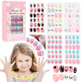 Miniatyrbild 4 av 5: 120 st/ set Barn söta lösnaglar Komplett DIY Nail Art