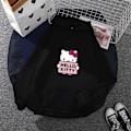 Miniatyrbilde 2 av 5: Tegneserie Sanrio Hello-kitty søt hettegenser for kvinner koreanske jenter mote genser vår og høst modell klær casual langermet XL XL ed（ca） XL ed