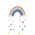 Rainbow väggbonad, heminredning, dekorativ handvävd gobeläng