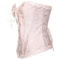 Miniatyrbillede 2 af 4: Jacquard-vest shapewear, stropløs korset Lysegul Lysegul L Light Yellow L