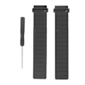 Miniatyrbilde 1 av 4: Silikon Erstatningsarmbånd Justerbart Magnetisk Silikonarmbåndsur for Vandring for Garmin Forerunner 955 Svart