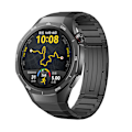 Miniatyrbild 3 av 5: Titanium Klockarmband för Huawei GT5 Pro Svart Sort