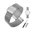Klockarmband mesh - Svart eller Silver 20 mm Silver Silver Silver Silver