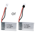 Miniatyrbilde 1 av 5: 3.7V 550mAh 20C Lipo Batteri 802035 Litiumbatteri for Hubsan X4 H107 H107L H107D MJXRC F47 DFD F180 RC Drone Reparasjon[D]