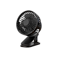 Miniatyrbillede 1 af 5: CASA 1200Mah Sommer Clip-on Ventilator Bærbar Automatisk Oscillerende Hovedventilator Genopladelig Høj Vindkraft Ventilator