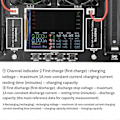 Miniatyrbillede 5 af 5: CASA 8 Kanaler 18650 Lithium Batterikapacitet Tester Modul MAh MWh Kapacitetsdeling Intern Modstand