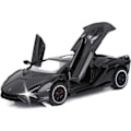 Pikkukuva 1 / 5: Leikkiauto Lambo Sian FKP37 Metallimalliauto Valoilla ja Äänellä Takana Leikkiauto Pojille 3+ (Musta)