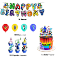 Miniatyrbild 5 av 5: Roblox Rainbow Friends 2 Tema Party Supplies Kit Ballonger Set