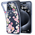 Pikkukuva 1 / 5: Spigen iPhone 15 Pro Kuori Liquid Crystal Blossom