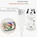Miniatyrbilde 5 av 5: USB-kabel Rolig Knulende Hundelader For iPhone Og Mer, Bevegelig Flekket Hund Hurtiglader USB-kabel
