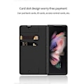Miniatyrbillede 3 af 4: Galaxy Z Fold 2 5G Etui Læder Foldbar Slim Flip Case Velcro Pen Slot Aftagelig Foldbar Samsung G