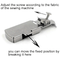 Miniatyrbild 5 av 5: CASA Magnetisk Sömnadsguide, Magnetisk Sömnadsguide för Symaskin, Sömnadsguide Linjal