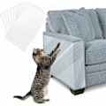 Miniatyrbillede 1 af 4: Katteklobeskyttelse, 6 transparente klistermærker, møbelbeskyttelse mod katte, sofa beskyttelse mod ridser, selvklæbende møbelbeskyttelse (B)