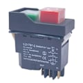 Miniatyrbild 1 av 5: KJD17 6-polig Elektromagnetisk Start Tryckknapp Strömbrytare 15A AC250V IP55 Vattentät Säkerhetsbrytare för Utrustning (LGL)