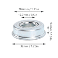 Pikkukuva 2 / 5: 4 kpl Ruohonleikkurin Laakerit Teräs 12,7 mm X 28,6 mm Raskaat Leikkurin Akselin Laakerit Vaihto (LGL)