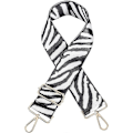 Miniatyrbild 1 av 5: Justerbar Väska Rem i Polyester med Legeringsspännen för Väska Ersättningstillbehör Zebra Mönster (LGL)