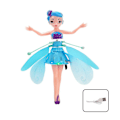 Miniatyrbild 2 av 2: Flygande älva prinsessa dockor magisk infraröd induktionskontroll flicka leksak födelse gåva Blue