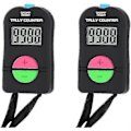 Miniatyrbilde 1 av 5: 2 stk. Elektronisk Teller, Digital Håndteller Elektronisk Manuell Klikker Med Snor Legg Til Trekk Fra Modell LGL