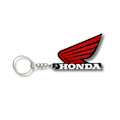 Miniatyrbillede 2 af 2: Nøglering kæde emblem tilbehør til Honda Sort M (LGL)