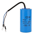 Miniatyrbillede 1 af 4: Cd60 Startkondensator med ledning 250V AC 400uf 50/60Hz kompatibel med motorluftkompressor (+b LGL