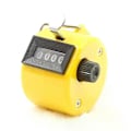 Miniatyrbillede 3 af 5: Clicker 4-cifret Nummertæller Plastikskal Hånd Finger Display Manuel Tælle Clicker Timer Fodbold Golf Tæller LGL Green